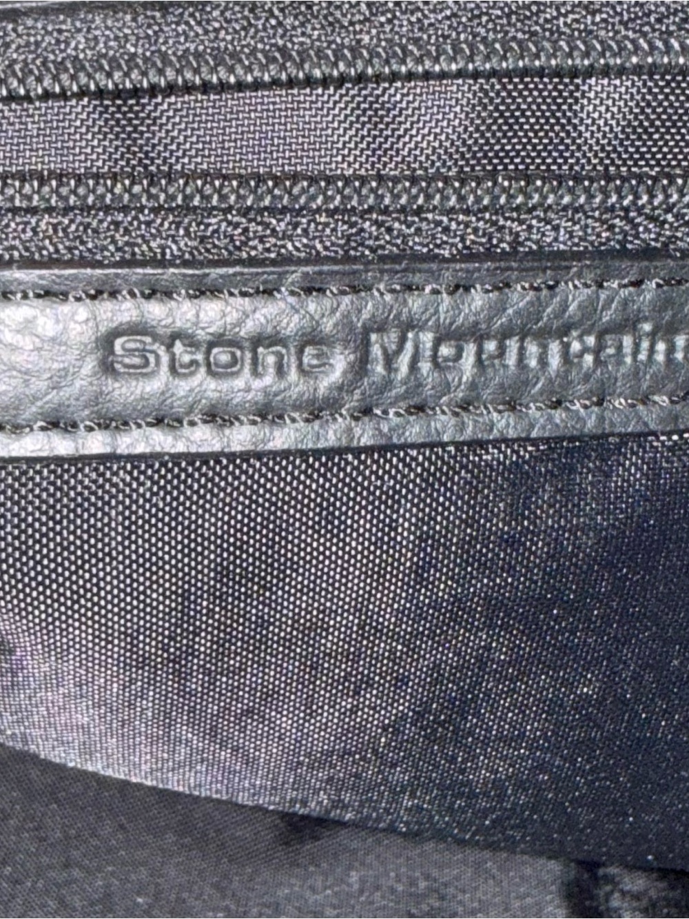 Stone Mountain Accessories Black leather large hobo style bag - Picture 4 of 4